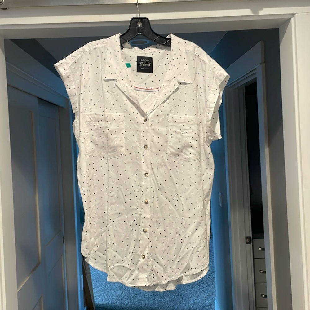 Brand new polka dot blouse